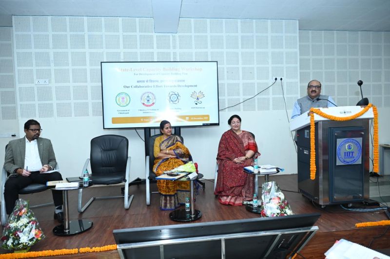 A one-day workshop on the Development of Capacity Building Plans (CBPs) was conducted jointly by the Capacity Building Commission (CBC) and the Chhattisgarh Academy of Administration (CAA) - Image 2