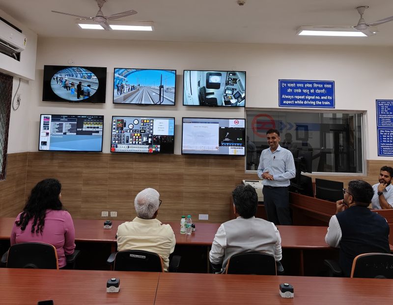 Dr. R Balasubramaniam, Member–HR, CBC, visited the DMRC Academy to engage with the institution and gain insights into its training approach - Image 3