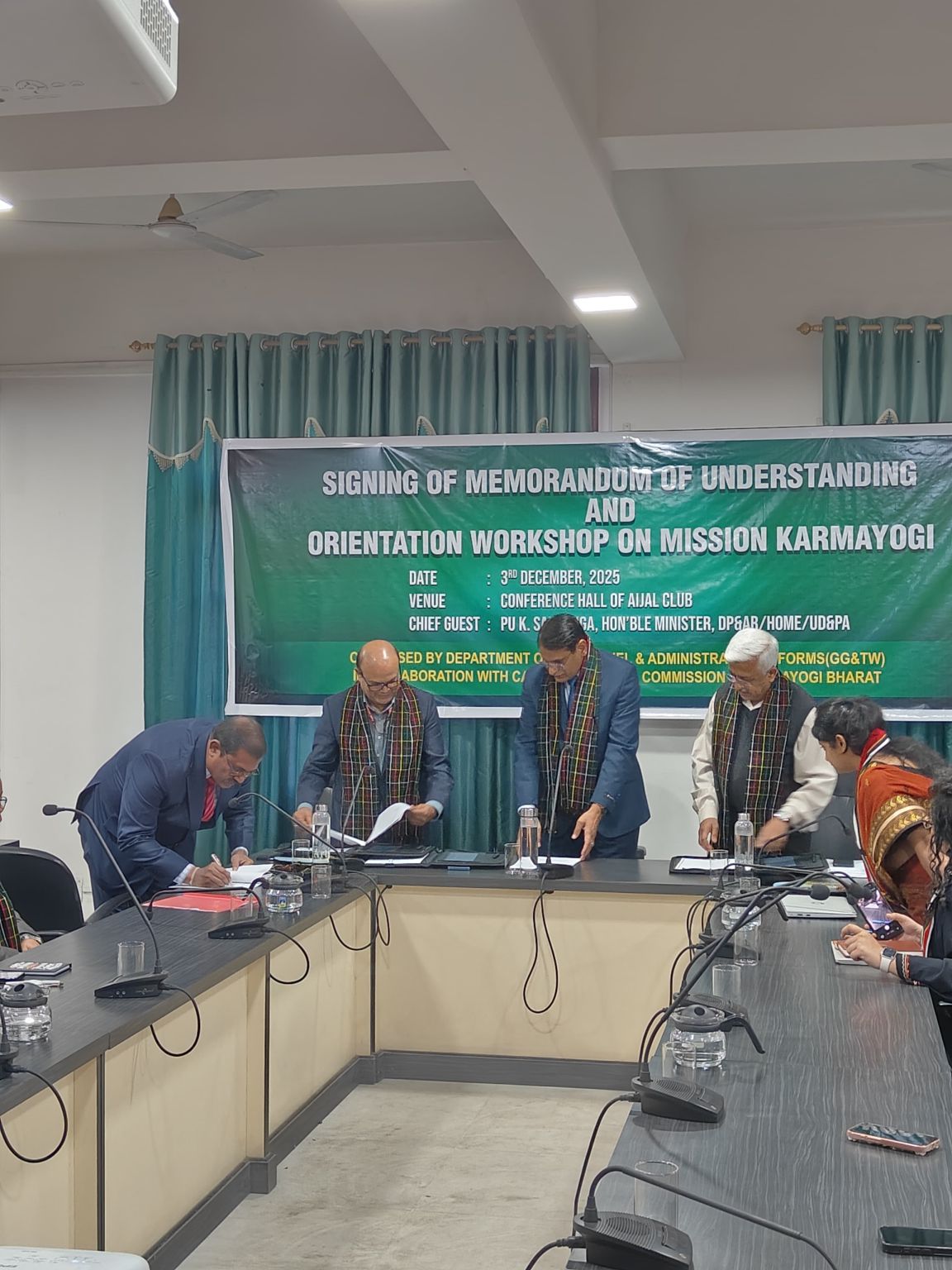 Signing of Memorandum of Understanding and Orientation Workshop on Mission Karmyogi - Image 2