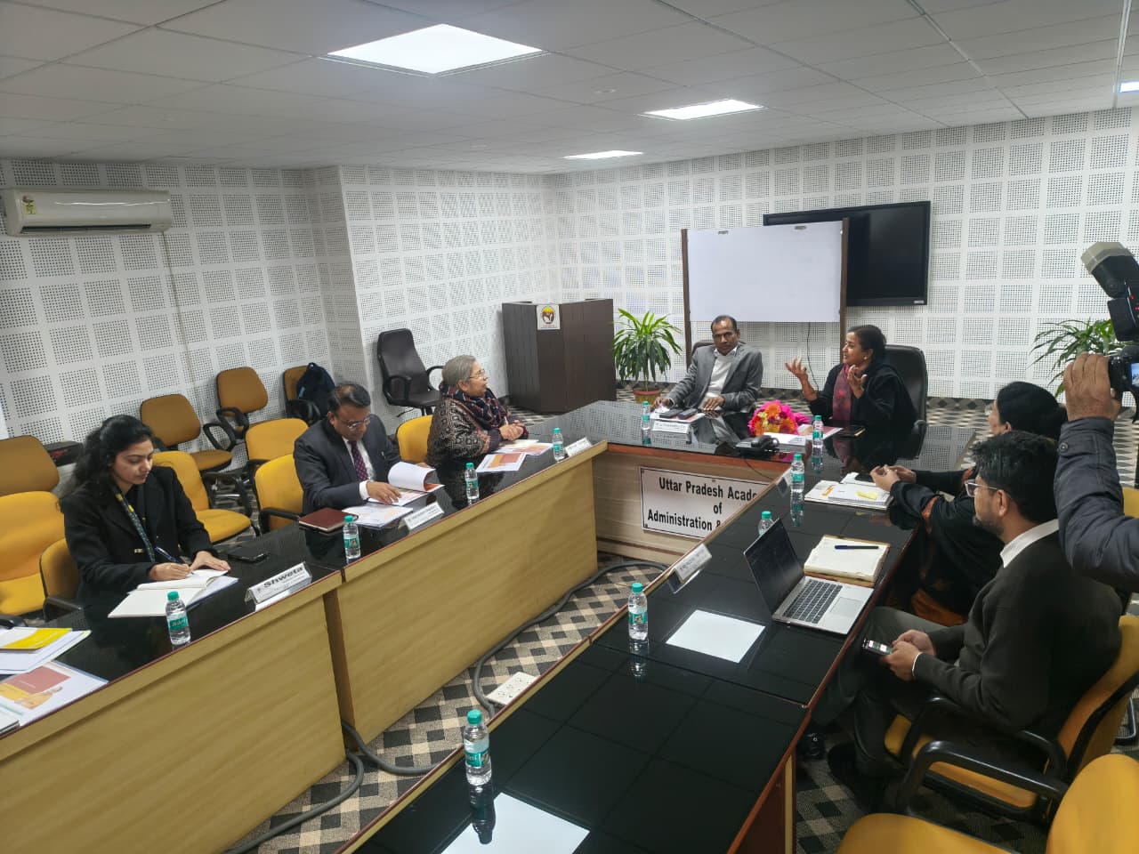 Chairperson CBC, Ms S Radha Chauhan, visited @upacademyup & held detailed discussions with institute leadership - Image 2