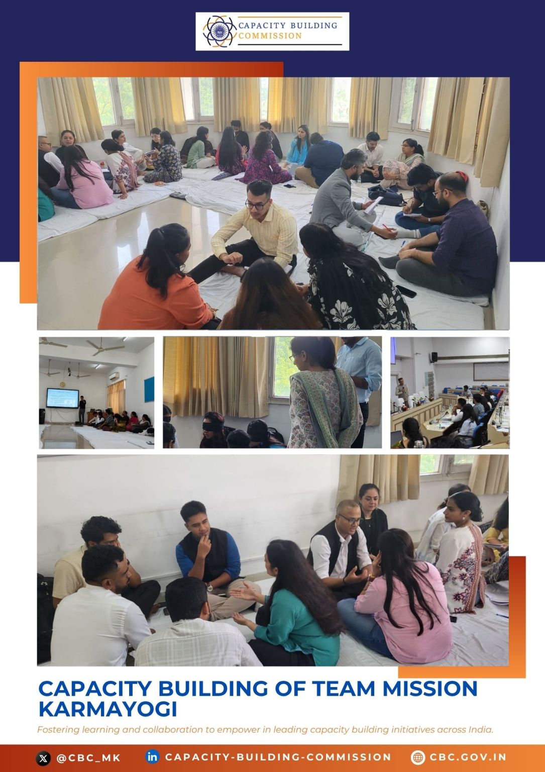 Capacity Building Commission (CBC), in collaboration with LBSNAA and Karmyogi Bharat, organized a workshop - Image 2