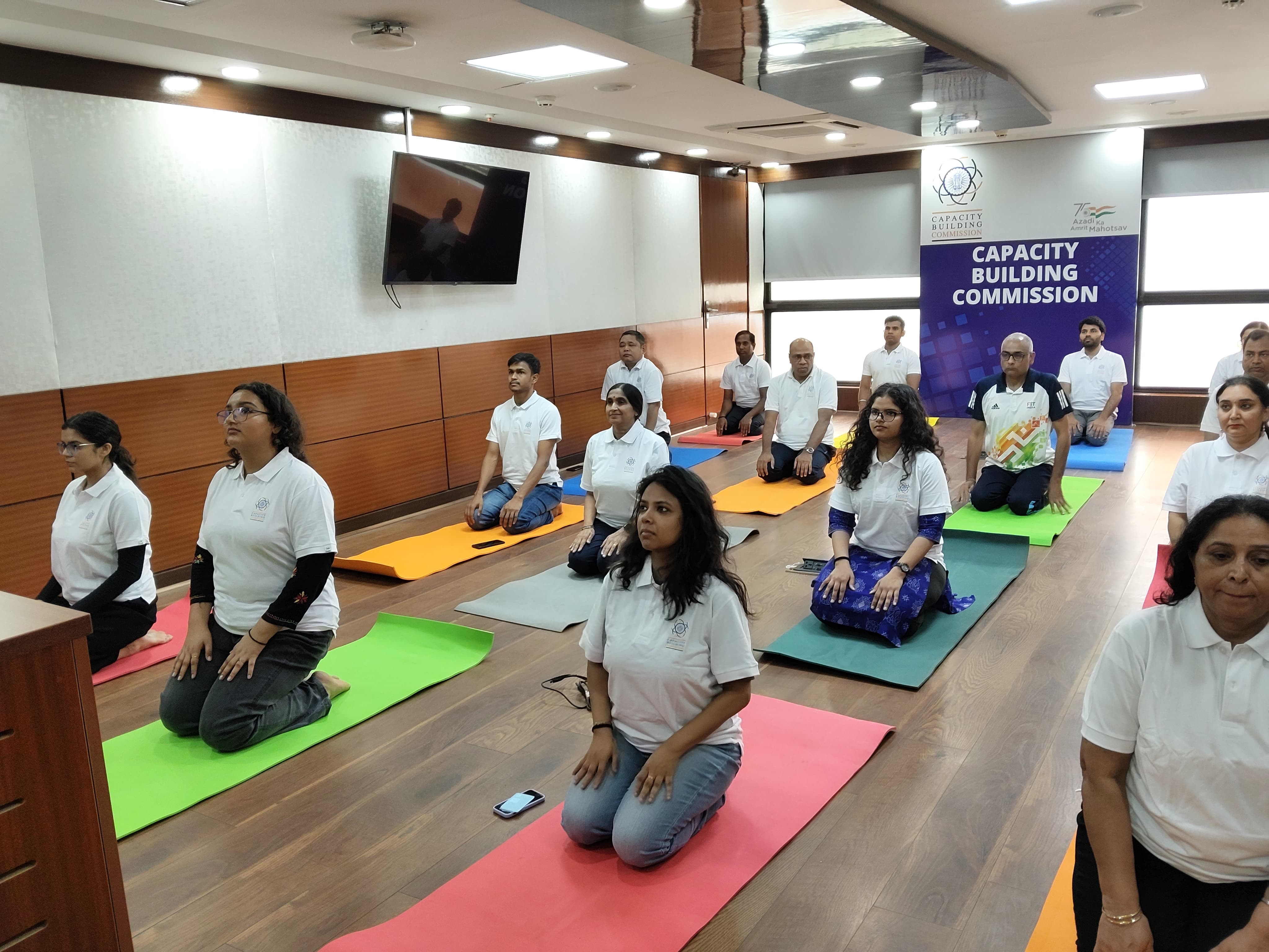 Glimpses of International Yoga Day 2025 Celebrations at Capacity Building Commission(CBC) - Image 3