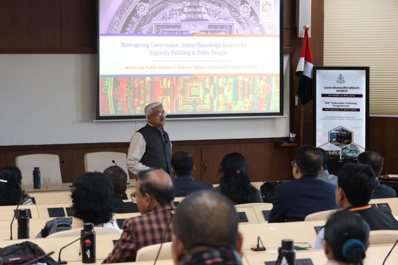 Dr Balasubramaniam, Member-HR, CBC engaged with OTs at LBSNAA, Mussoorie - Image 2