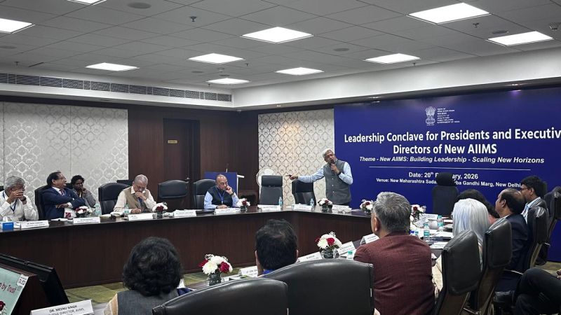 Dr. R. Balasubramaniam, Member–HR, Capacity Building Commission, delivered a session for Presidents and Executive Directors of New AIIMS on the theme, “Exercising Leadership for Strengthening Public Health Institutions" - Image 3