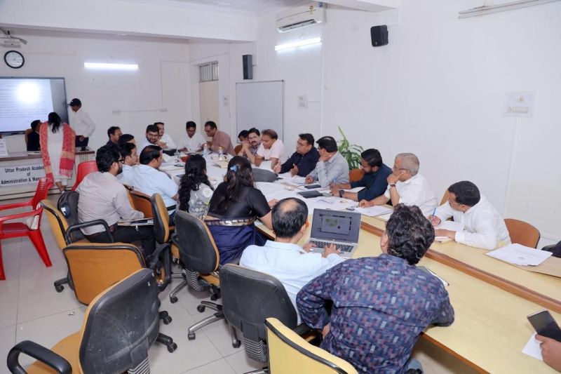 In the run-up to National Departmental Summit on ‘Institutionalising Capacity Building: From Training to Performance-linked Governance’, a State-level Consultation held at Lucknow - Image 4