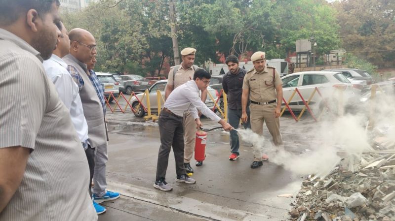 Fire Drill was being organised at Capacity Building Commission. - Image 3